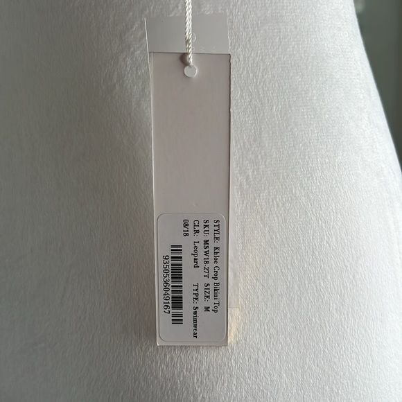 Khloe crop bikini top size medium leopard - Picture 4 of 4